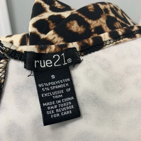 Rue21 Skater Dress Cheetah Print Size 2 - Picture 3 of 3